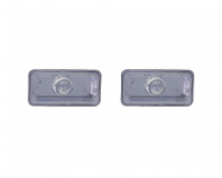 Blinker Seitenblinker durchsichtig-silber Set