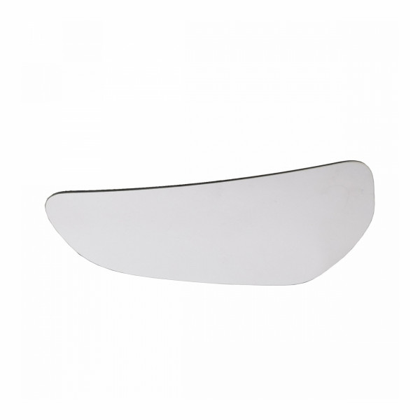 Spiegelglas mit Grundplatte Unten Links beheizbar konvex Glas verchromt
