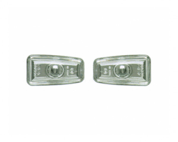 Blinker Seitenblinker durchsichtig-silber Set