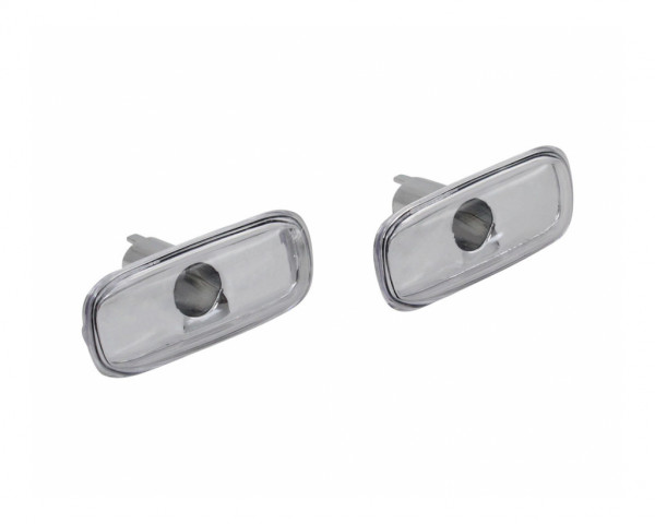 Seitenblinker durchsichtig-silber