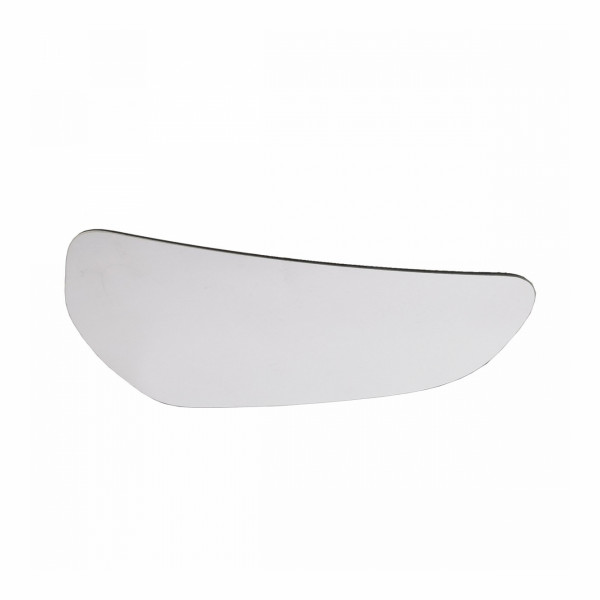 Spiegelglas mit Grundplatte Rechts Unten beheizbar konvex Glas verchromt