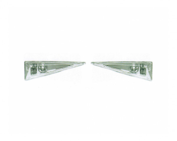 Seitenblinker ohne Lampenträger Klarglas Set