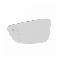 Spiegelglas mit Grundplatte Links beheizbar asphärisch Glas verchromt Side Assist Spiegelglas mit Grundplatte Links beheizbar asphärisch Glas verchromt Side Assist