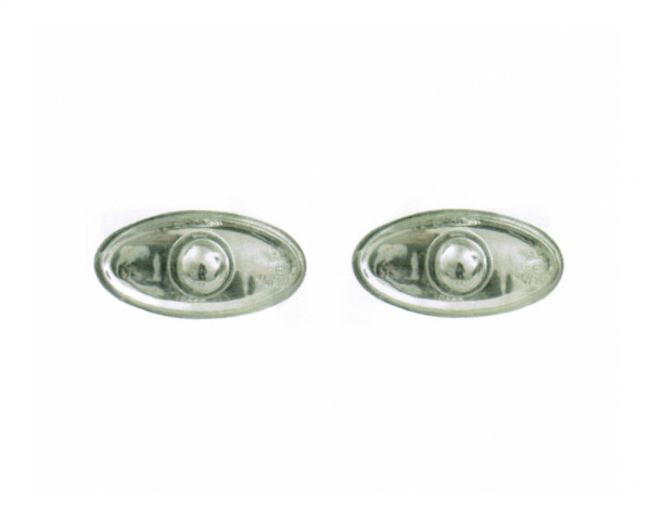 Blinker Seitenblinker durchsichtig-silber