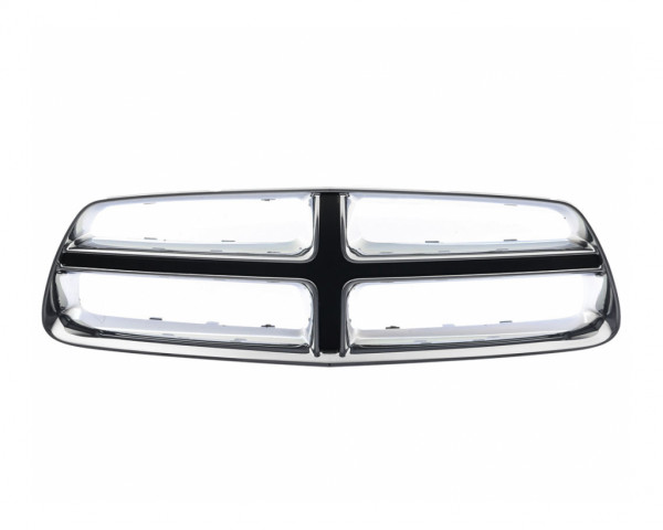 Kühler Gitter Grill Vorne Mitte Schwarz Chrom