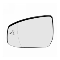 Spiegelglas mit Grundplatte beheizbar asphärisch Glas verchromt Side Assist Spiegelglas mit Grundplatte beheizbar asphärisch Glas verchromt Side Assist