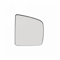Spiegelglas mit Grundplatte Links Oben beheizbar konvex Glas verchromt Spiegelglas mit Grundplatte Links Oben beheizbar konvex Glas verchromt