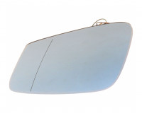 Spiegelglas asphärisch blau beheizbar Spiegelglas asphärisch blau beheizbar