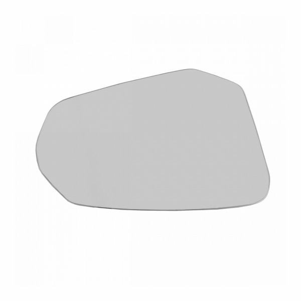 Spiegelglas mit Grundplatte Links beheizbar konvex Glas verchromt