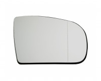Spiegelglas asphärisch Chrom beheizbar Spiegelglas asphärisch Chrom beheizbar