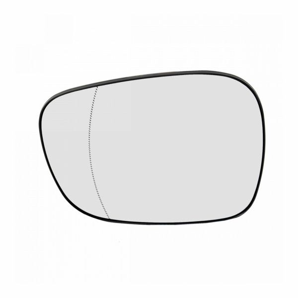 Spiegelglas asphärisch Chrom beheizbar