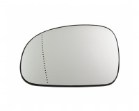 Spiegelglas asphärisch Chrom beheizbar Spiegelglas asphärisch Chrom beheizbar