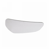 Spiegelglas mit Grundplatte Rechts Unten beheizbar konvex Glas verchromt Spiegelglas mit Grundplatte Rechts Unten beheizbar konvex Glas verchromt