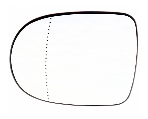 Spiegelglas asphärisch Chrom beheizbar
