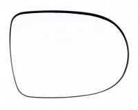Spiegelglas konvex Chrom beheizbar Spiegelglas konvex Chrom beheizbar