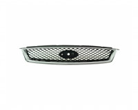 Kühlergrill Chrom schwarz