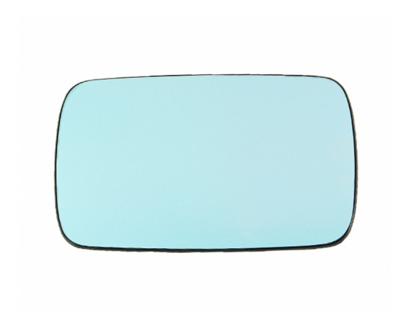 Außenspiegelglas mit Grundplatte blau