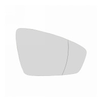 Spiegelglas mit Grundplatte Rechts beheizbar asphärisch Glas verchromt