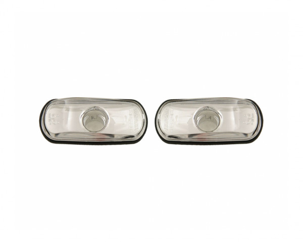 Blinker Seitenblinker durchsichtig-silber