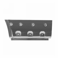 Reparaturblech Hinten Links hinter Radhausnische L4 mit Seitenlöchern Reparaturblech Hinten Links hinter Radhausnische L4 mit Seitenlöchern
