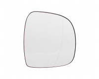Spiegelglas asphärisch Chrom beheizbar Spiegelglas asphärisch Chrom beheizbar