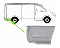 Reparaturblech für hintere Radhaus Reparaturblech für hintere Radhaus
