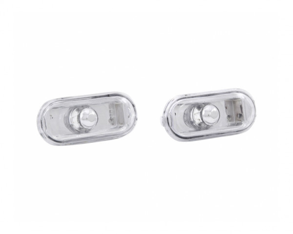Blinker Seitenblinker durchsichtig-silber